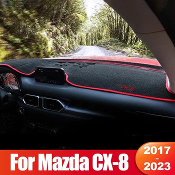 A Mazda CX-8 CX8 2017 2018 2019 2020 2021 2022 2023 Autó Műszerfal Nap Árnyékba Borító Eszköz Asztal, csúszásmentes Szőnyeg Tartozékok