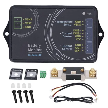 Akkumulátor Monitor,Bluetooth-Akkumulátor Kapacitás Teszter,400A 0‑120V Voltmérő Nagyáramú Vizsgálat Eszköz,Vezeték nélküli Akkumulátor Multiméter