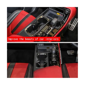 Autó Szénszálas Központi vezérlőegység Shift Panel Matrica Belső Módosítás LEXUS NX260 NX350H 2022+ RHD