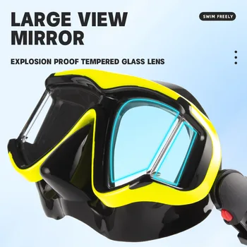 Búvár Védőszemüveg Szilikon Búvár-Maszk Két Kincs Búvárkodás Védőszemüveg Búvárkodás Meghatározott Felnőtt Búvár-Maszk Snorkeling Berendezések