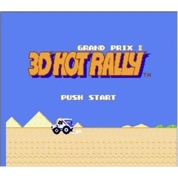 Grand Prix II 3D Forró Rally Japán ( FDS Emulált ) Játék a Patron FC Konzol 60Pins Video Game Kártya