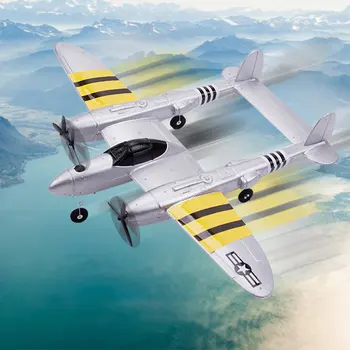 Légierő P38 RC Repülő 2,4 GHz-es 2CH RC Repülőgép merevszárnyú Szabadtéri Repülés Drón A Gyerek Játékok