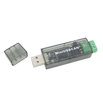 Mini USBCAN LEHET Analyzer Támogatja a Másodlagos Fejlesztési CANopen J1939 DeviceNet USBCAN Debugger